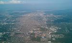 Tornado path through Joplin, MO