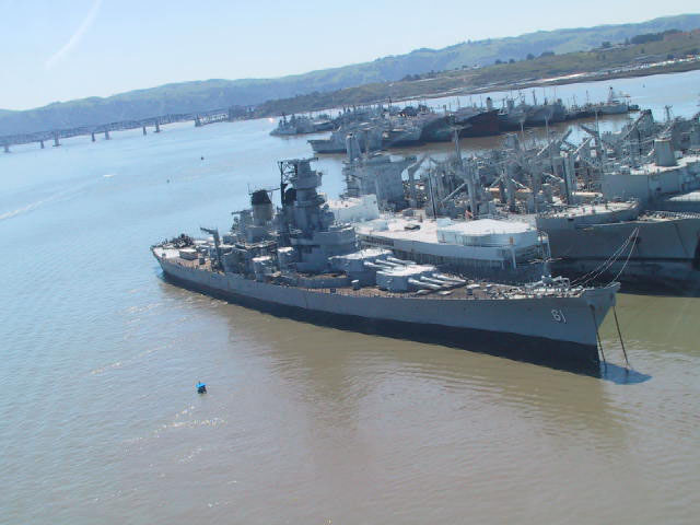 USS Iowa, Suisun, CA Mothball Fleet