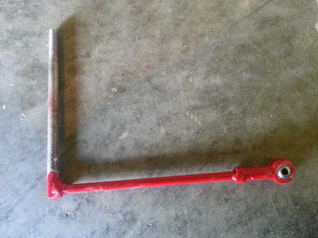 Homemade rudder lock