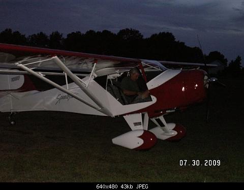 The sun has set...time to put her away for the night.