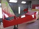 Oct. 18.  
I did 2 cross coats of red on the fuselage and rudder. It took the 2 coats till it was satisfactorily covered.